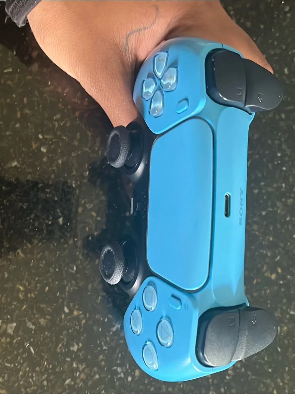 Blue ps5 controller